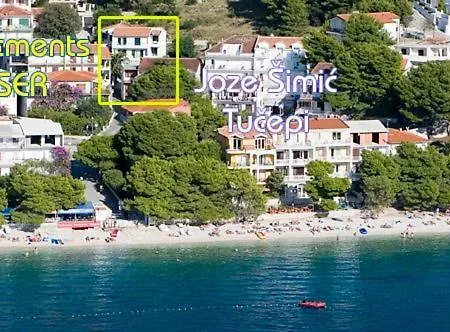 ゲストハウス Biser Tučepi